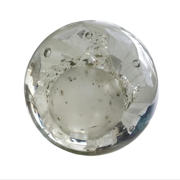 Art Glass Flower Paperweight - Picture 4 of 4